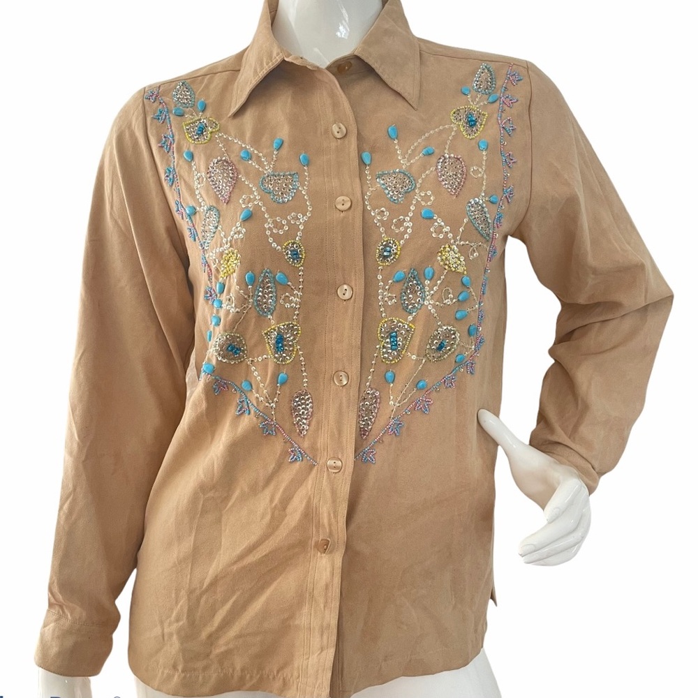 CYNTHIA BRADLEY BLOUSE SIZE M